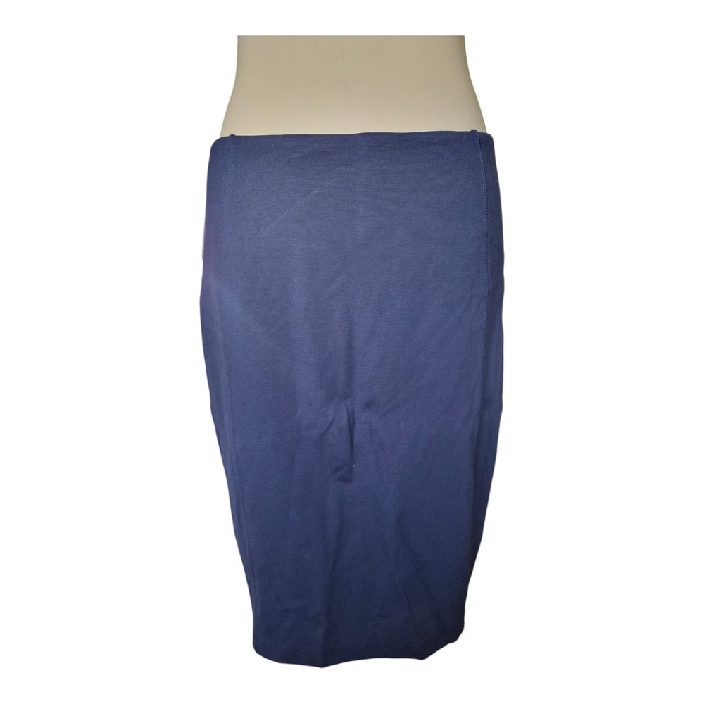Liverpool‎ Navy Knit Pencil Skirt Size 12 Petite NWT